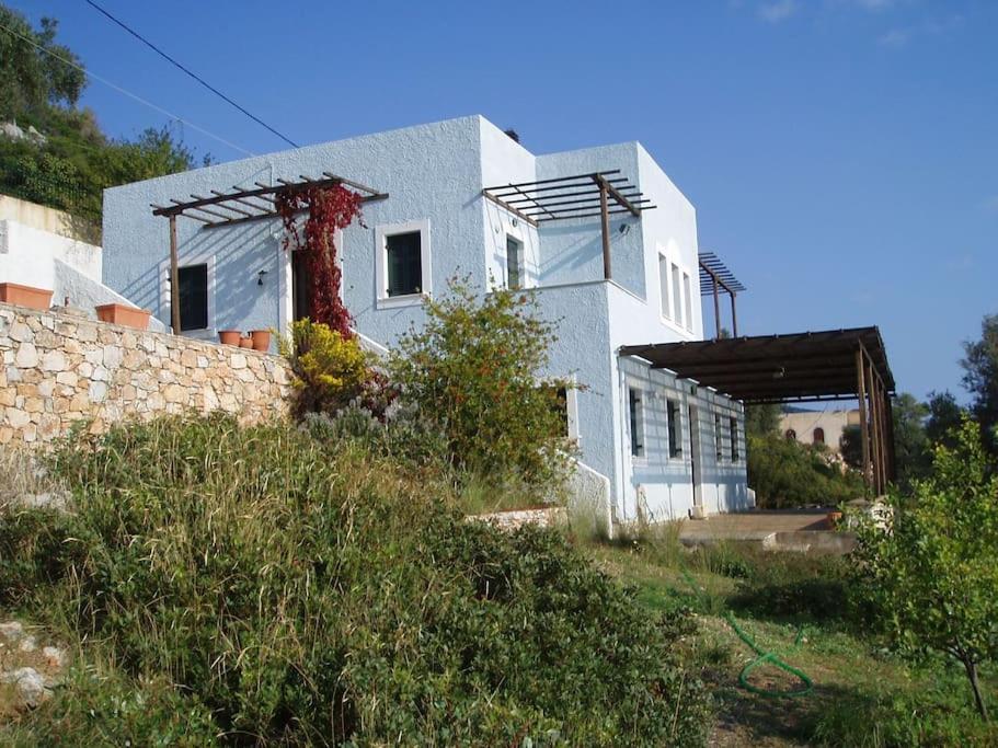 Villa With Breathtaking Views And Private Beach Agios Dimitrios  Buitenkant foto