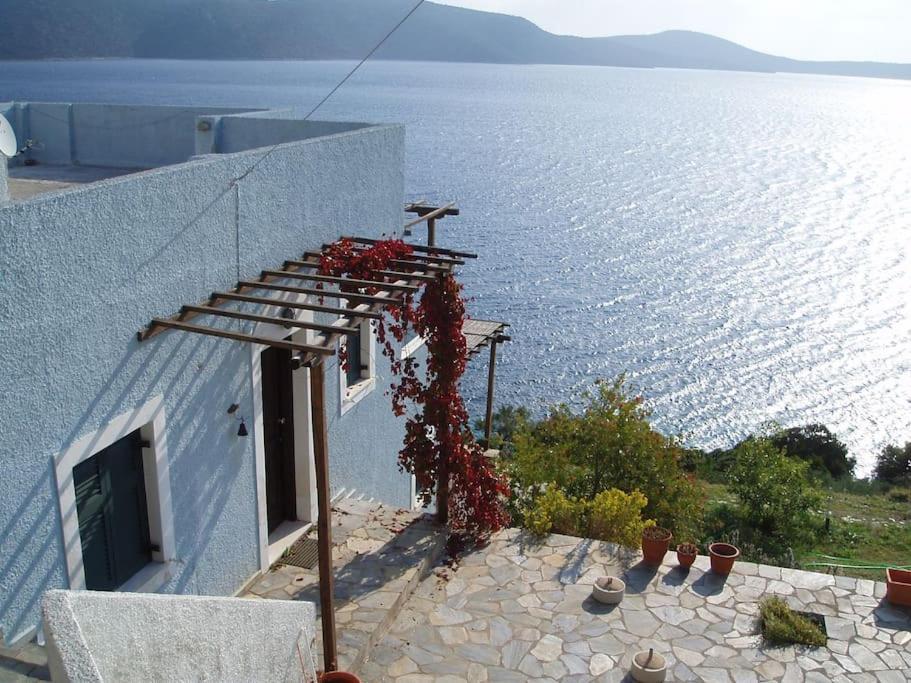 Villa With Breathtaking Views And Private Beach Agios Dimitrios  Buitenkant foto
